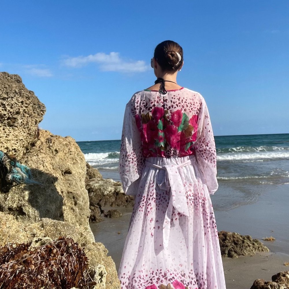 Long Flowy Floral Dress